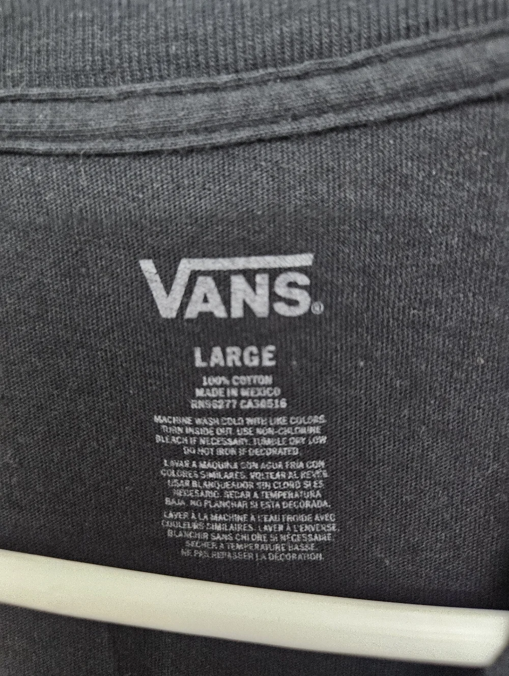Vans Black Graphic Tee with Bowling Ball Large - Picture 4 of 5